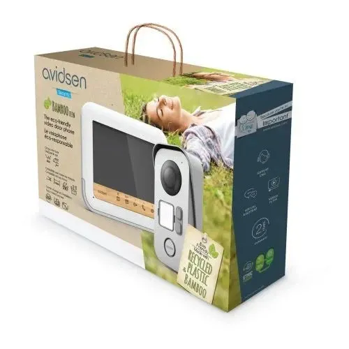 Avidsen Türsprechanlage BambooView mit 7-Zoll Bildschirm