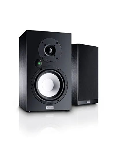 Magnat Multi Monitor 220 - Aktives Lautsprecherset mit Bluetooth - Regal-Lautsprecher mit aptX Bluetooth für kabelloses Streaming, ideal für Vinyl- und Streaming-Nutzer. Integrierter Verstärker mit 80 Watt RMS und vielseitige Anschlussmöglichkeiten.