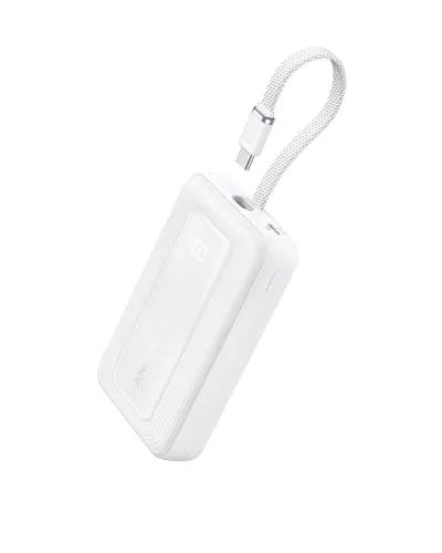 Anker portables Ladegerät, 10.000mAh 30W Powerbank, USB-C In und Out, Akkupack, Powerbank für Reisen, für iPhone 17/16/15/14/13, iPad, MacBook, Galaxy, Google und mehr