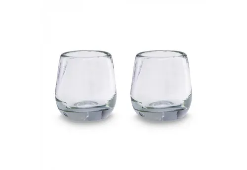 Produktbild mitienda Schnapsglas Schnapsgläser 2er Set Barril klar, Handgemacht