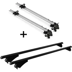 Fahrradträger Set für Suzuki Sx4 S-Cross ab 2013 – Bike Pro + Relingträger Tiger Alu XL