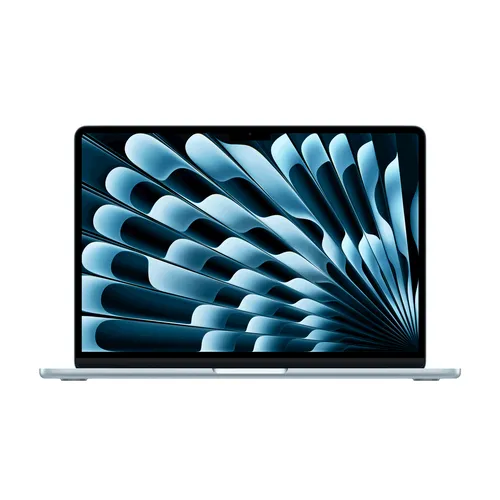 Apple 13-Zoll MacBook Air (34,46 cm, M5, 10-Core GPU, 1000 GB SSD) Himmelblau - Leistungsstarkes MacBook Air mit 1000 GB SSD und 24 GB RAM, ideal für kreatives Arbeiten und vielseitige Anwendungen. Retina-Display und lange Akkulaufzeit sorgen für ein herausragendes Nutzungserlebnis.