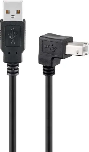 KAB 0,5m USB2.0 Anschlusskabel gewinkelt St.A->St.B ()