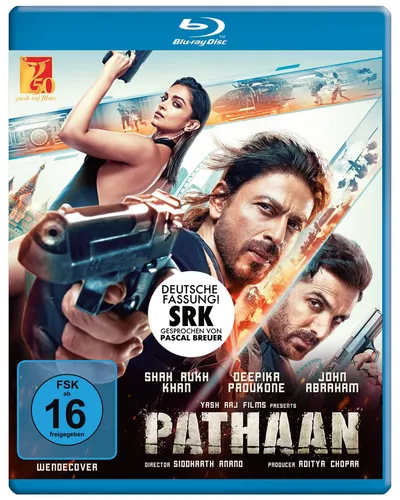 PATHAAN Bollywood Blu-ray Shah Rukh Khan & Deepika Padukone Auf Lager!