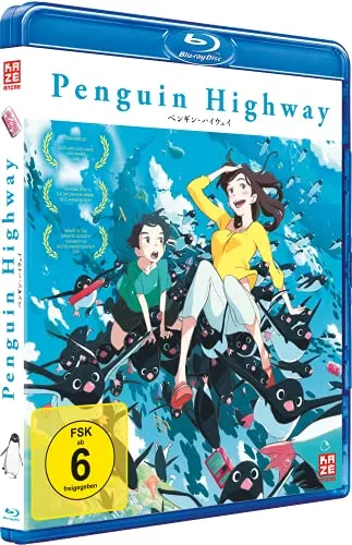 Crunchyroll Blu-ray Penguin Highway - Faszinierender Familienfilm über einen Viertklässler, der mit Pinguinen und einer Zahnarzthelferin ein geheimnisvolles Abenteuer erlebt. Ideal für SciFi- und Mystery-Fans!