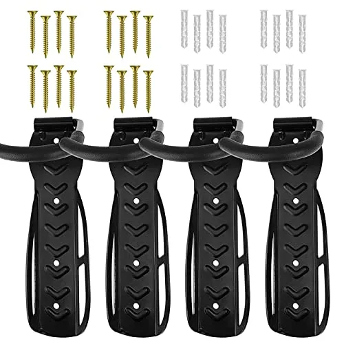Stück Fahrradhalter Wandhalterung schwarz Fahrradhalterung für 4 Fahrräder Wandhalterungen Wand Halterungen zum Aufhängen Halterung Fahrradständer 4