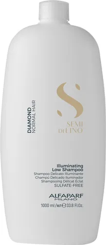 ALFAPARF SEMI DI LINO DIAMOND Erhellendes Shampoo 1000ml - Shampoo für strahlendes Haar, 1000ml, mit pflegenden Inhaltsstoffen für Glanz und Geschmeidigkeit. Ideal für alle Haartypen.