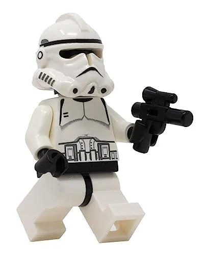 LEGO Star Wars: White Ep 3 Clone Trooper (Phase 2) mit Blaster