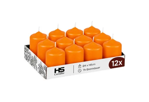 Kerzen Orange von HS Candle