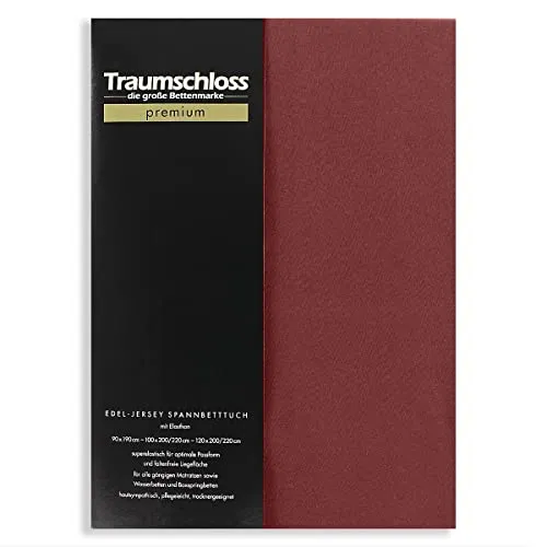Bettlaken Rot von Traumschloss