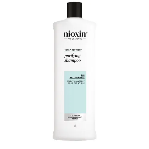 Nioxin Scalp Recovery Anti-Dandruff Shampoo 1000ml - Anti-Schuppen Shampoo für trockene und juckende Kopfhaut, fördert gesundes Haarwachstum und sorgt für ein frisches Gefühl.
