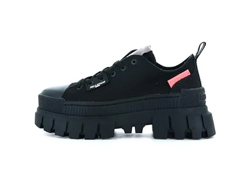 Palladium Revolt Lo Tx 97243-010-M Sneaker für Damen, Schwarz, Größe 39 - Stylischer Sneaker im Militärstil mit dicker, solider Sohle für optimalen Halt und einzigartigen Charakter. EVA-Technologie sorgt für Komfort und Dämpfung – ideal für kreative Köpfe!