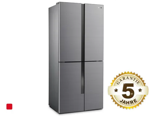 Gorenje NRM 8182 MX French Door Kühl-Gefrier-Kombination Inox - Kühlschrank mit NoFrostPlus-Technologie für frostfreie Lagerung, SuperCool und FastFreeze-Funktion für schnelles Kühlen und Einfrieren. Ideal für moderne Küchen.