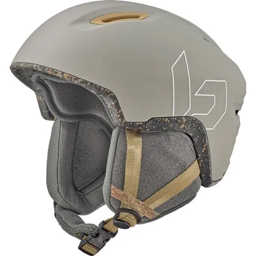 BOLLÉ Herren Helm Eco Atmos - Leichter Skihelm mit nachhaltigem Ansatz - Ski- & Snowboardhelme, hergestellt aus recycelten Materialien, bietet optimalen Tragekomfort und hervorragende Belüftung für umweltbewusste Skifahrer.
