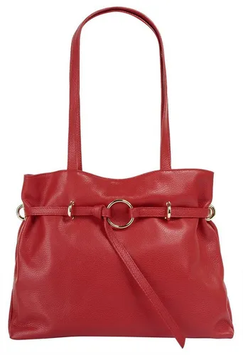 Samantha Look Handtasche Echt Leder Damen | Geräumige Schultertasche mit Organizer-Fächern - Damenhandtaschen aus 100% Rindleder, Made in Italy. Geräumiges Hauptfach mit Reißverschluss und Smartphonefach für optimale Organisation und modernen Alltag.
