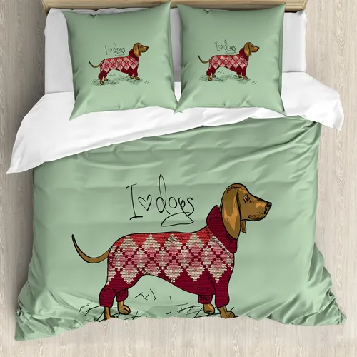 Abakuhaus Bettwäsche Dackel Design von Abakuhaus