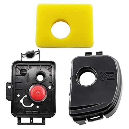 MCHNIC Luftfilterabdeckung Luftfiltergehäuse Luftfilter Satz für Briggs & Stratton 300E, 450E, 500E, 550E, 575EX, 08P500, 09P600, 09P700 Motoren # 595663 595660 799579