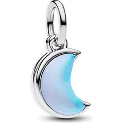 PANDORA Moments Mondsichel Doppelter Charm-Anhänger aus Sterling-Silber