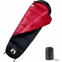 vidaXL Mumienschlafsack für Erwachsene Camping 3 Jahreszeiten - Schlafsäcke für Camping, langlebig, wasserfest und mit Mumienform für optimale Wärmeisolierung. Ideal für Frühling, Sommer und Herbst bei Temperaturen von 10°C-20°C.