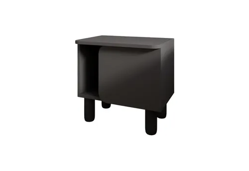 DEMA Home Nachttisch River – Eleganter Beistelltisch - Der River Nachttisch vereint modernes Design mit praktischem Stauraum. Ideal für dein Schlafzimmer, bietet er Platz für Bücher und persönliche Gegenstände und sorgt für Ordnung und Stil.