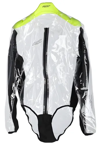 RST Race Dept Regenjacke, transparent, L in weiß von Rapid Suspension Technology