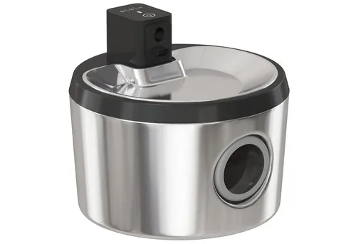 Novzep Kabelloser Trinkbrunnen für Katzen 4L - Flexibler, kabelloser Trinkbrunnen aus rostfreiem Edelstahl mit Bewegungssensor. 4L Kapazität für bis zu 7 Tage Wasserversorgung. Hygienische doppelte Filterung und leiser Betrieb – ideal für Haustierhalter.