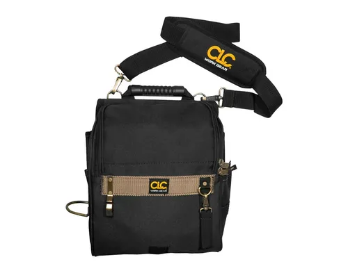 CLC Elektrikertasche Schwarz – Robuste Werkzeugtasche - Praktische Werkzeugtasche für Herren in Schwarz, aus strapazierfähigem Polyester. Ideal für den professionellen Einsatz und bietet viel Stauraum für Werkzeuge.