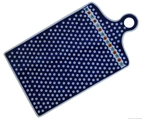 Bunzlauer Keramik XL Schneidebrett 45x25cm - Großes rechteckiges Schneidebrett aus langlebiger Bunzlauer Keramik, ideal zum Schneiden und Servieren. Hitzebeständig, spülmaschinenfest und mit hygienischer Glasur – perfekt für jede Küche!