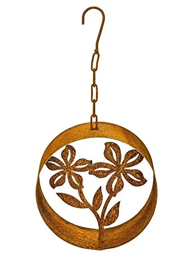 Manufaktur Lichtbogen Edelrost Hänger Blume