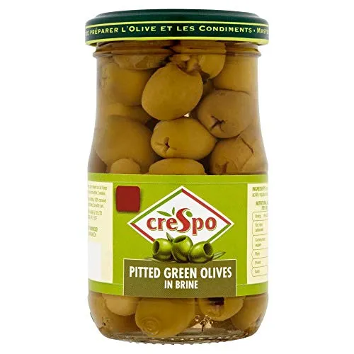 Crespo Große Grüne Oliven - 354g - 2er-Packung