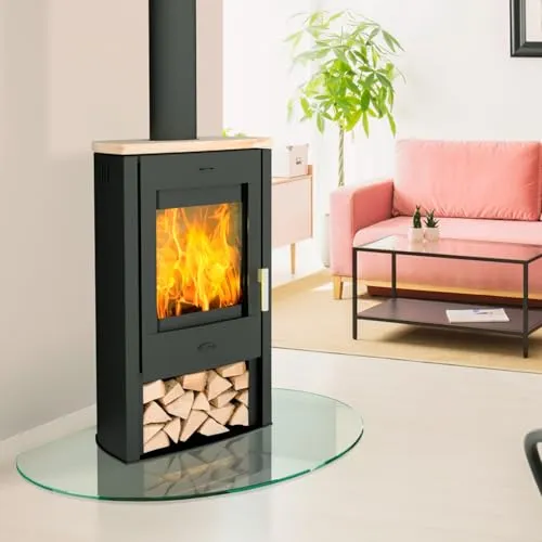 Fireplace Kaminofen Tuvalu Sandstein Top K 5733 6 kW - Kaminofen mit 6 kW Heizleistung, ideal für gemütliche Wärme und stilvolle Akzente in Ihrem Wohnraum.