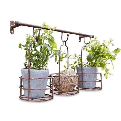 Loberon Wandregal mit Pflanzkörben Hemente von LOBERON