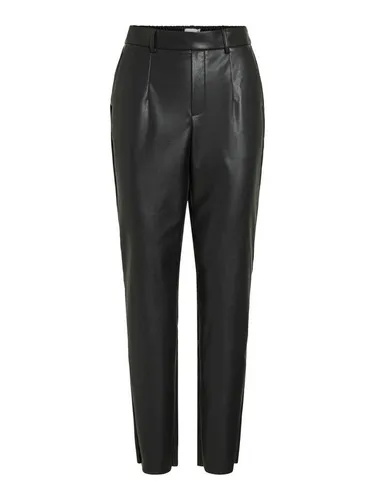 VIDAGMAR VARONE HW Coated Pant-NOOS - Damen-Hosen mit Gürtelschlaufen und elastischem Pull-On, hoher Bund für optimalen Tragekomfort und trendigen Look.