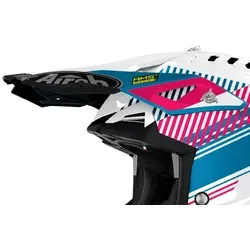 Airoh Aviator 3 Peak Wave Pink Chrome - Stylische Kamerahalterung in Pink aus strapazierfähigem Polyester, ideal für Motorradhelme und perfekt geeignet für den professionellen Einsatz.