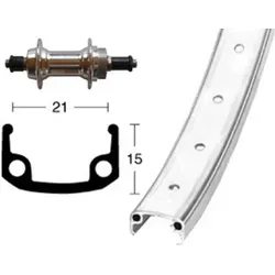 Ryde 36L Hinterrad 26