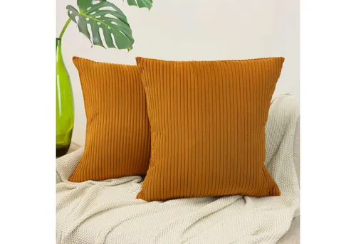 Amilian Kissenbezüge - 2er Set Kissenbezug - Kissenhüllen - Zierkissenbezüge, (2 Stück), 40x40 cm, Kissenhülle für Sofakissen, Dekokissen, Kissen, Zierkissen.