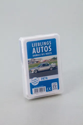 Auto Quartett 1974 Baujahr Geburtsjahr 52. Geburtstag Geschenk Spielkarten Neu