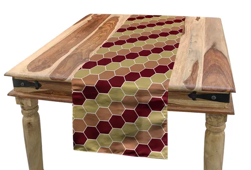 Abakuhaus, Khaki Tischläufer, 40 cm x 180 cm von Abakuhaus