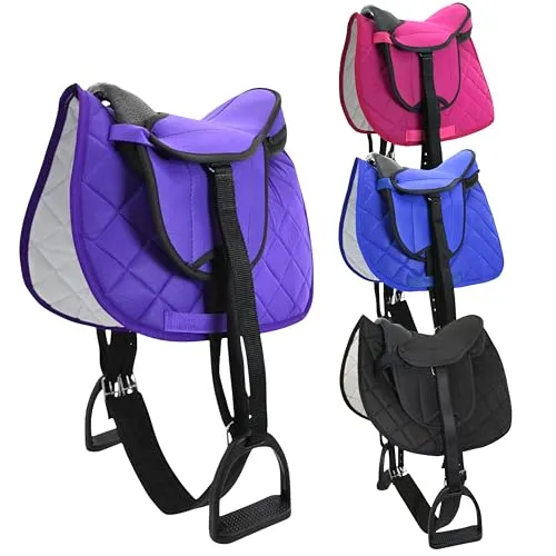 PFIFF 103120 Sattelset „Pro“ für Spiel- oder Holzpferde – Komplettset in Pink - Vielseitiges Sattelset für Kinder, ideal für Spiel- oder Holzpferde. In Einheitsgröße, perfekt für kreative Rollenspiele und unvergessliche Abenteuer.