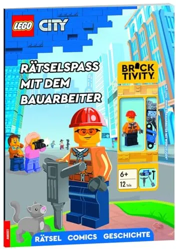 LEGO® City - Rätselspaß mit dem Bauarbeiter: mit Minifigur 