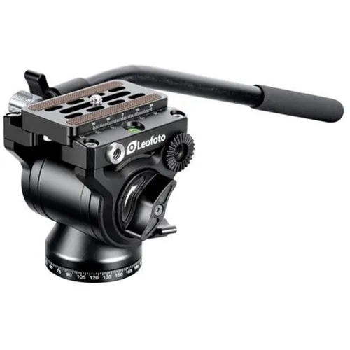 LEOFOTO Videoneiger BV-5 - Stativköpfe mit 360° horizontaler Drehung und 75°/90° Neigung, ideal für kreative Videoproduktionen. Inkl. Arca-Swiss Schnellwechselplatte für schnelles Setup.