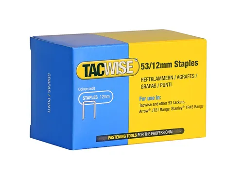 TACWISE Heftklammern 53/12 mm verzinkt 5.000 Stück