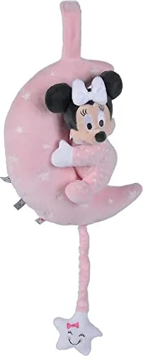 Simba Disney Minnie Gid Mond Spieluhr - Niedliche Spieluhr mit Minnie Maus, ideal zum Einschlafen für Babys und Kleinkinder, beruhigende Melodien und liebevolles Design.