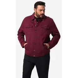 Men Plus Jeansjacke für Herren in Übergrößen L-8XL - Funktionsjacke aus farbigem Denim mit speziellem Schnitt bis Gr. 84/86 und großen Brusttaschen für optimalen Tragekomfort.