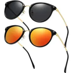 Polarisierte Sonnenbrillen 2er Set für Damen und Herren - Entdecke unser 2er Set polarisierte Sonnenbrillen im Metallrahmen. Perfekt für den Alltag, mit UV400-Schutz und wasserabweisender Beschichtung. Ideal für jede Outdoor-Aktivität!