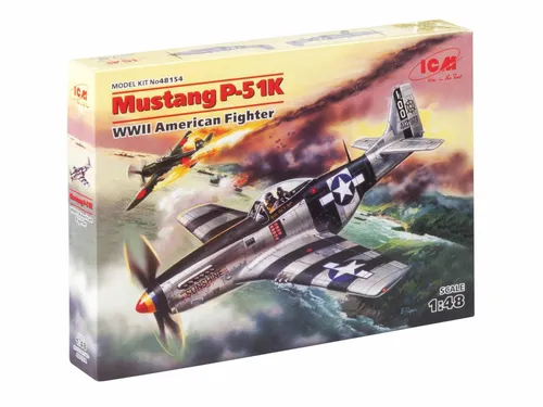 Mustang P-51K, WWII American Fighter - ICM
