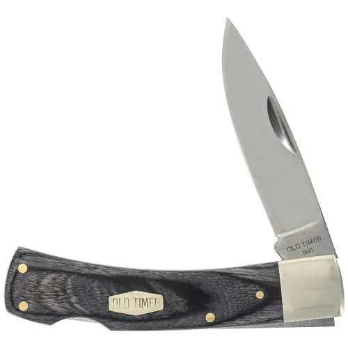 Schrade Old Timer Heritage Bruin 50TH 2-Hand-Taschenmesser mit D2 Stahlklinge