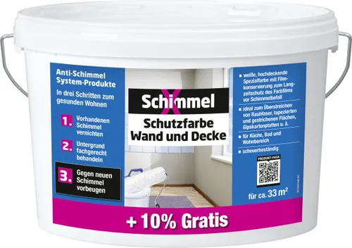 Schimmel-X Schutzfarbe 5,5L