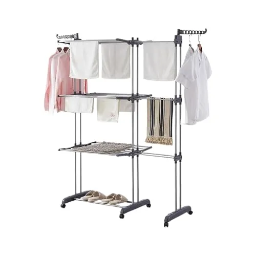 Vonia Wäscheturm mit Rollen XXL