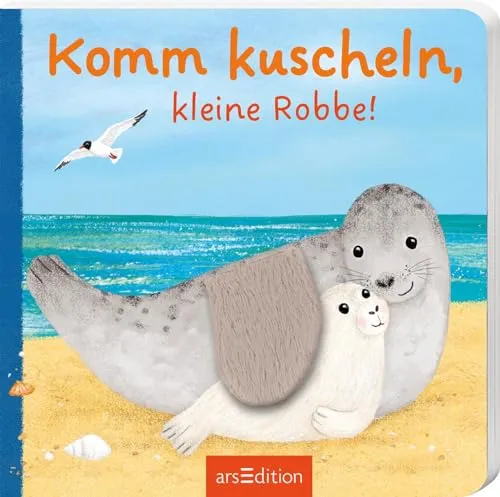 Komm kuscheln, kleine Robbe!: Erstes Lieblingsbuch mit Knisterplüschklappe für Babys ab 6 Monaten